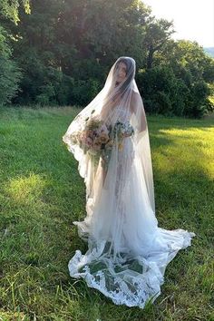 Part of our Couture Veil collection. The Antibes veil is one of our most exquisite... Veils That Cover Face, Veils For Lace Wedding Dress, Cool Wedding Veils, White Embroidered Veil, Veils Over Face, Types Of Wedding Veils, Cathedral Silhouette, Long Wedding Veils, Veil Over Face