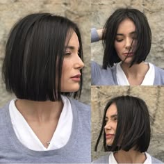 Short Straight Hair, Penteado Cabelo Curto, Grunge Hair, Medium Length Hair Cuts, Bobs Haircuts