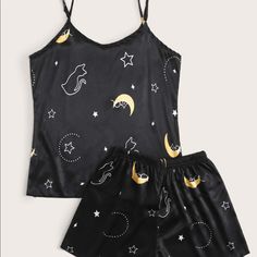 Fits True To Size. Nwot. Open To Offers. Bundle To Save! Sleep Clothes For Women, Space Pajamas, Cartoon Galaxy, Pjs For Women, Women Home Wear, Moon Graphic, Cute Sleepwear, Cute Pajama Sets, Pajama Outfits