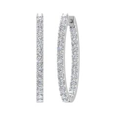 PRICES MAY VARY. Diamond Weight Variance can be +/- 5% as we try to get you the best matching diamonds. Embedded with conflict free diamonds. Set in 950 Platinum Also available in all other diamond clarity and all other metal kt. 30 Days No Question asked Return Policy. Be it a party or a formal dinner, diamond hoops are the best option of jewelry that can be used. Made in 950 Platinum, these hoops studded with 52 Round and secured with Prong set diamonds of weight 2 1/2 Carat. Add a pinch of si Black Diamond Jewelry, Formal Dinner, Diamond Hoop Earrings, 2 Carat, Jewelry Earrings Hoops, Conflict Free Diamonds, Diamond Clarity, Black Diamond, Prong Setting