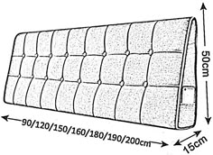 a drawing of a mattress with measurements for the top and bottom layers, including two sides