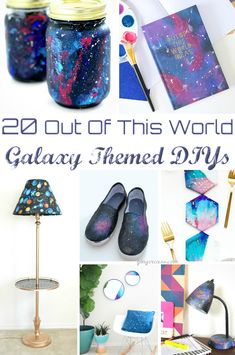 galaxy themed diy's are the perfect way to decorate your home