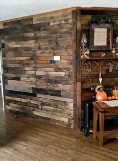 the top five ways to repurpose a used pallet wood paneled wall