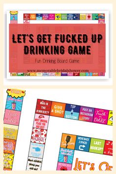 Fun drinking board games that you can play at parties. Adult drinking games for parties. #drinkinggames #drinkinggamesforparties #fundrinkinggames #drinkinggameboard Party Drinking Games, Games For Parties, Drinking Games For Parties, Fun Drinking Games