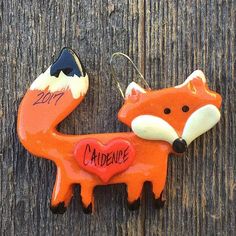 Tis The Season Christmas Ornaments Animals & Pets Fox Ornament Antelope Skull, Fox Ornaments, Fox Christmas, The Fox, The Cutest, Christmas Ornament, Fox, Christmas Tree, Novelty Christmas