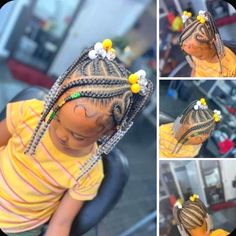 40 Age-Appropriate Natural Hairstyles for 4-Years Kids - Coils and Glory Girls Protective Hairstyles, Black Kids Braids Hairstyles, Kids Style Hair, Hair Pattern, Cute Toddler Hairstyles, Lil Girl Hairstyles, Kids Curly Hairstyles, A Hairstyle