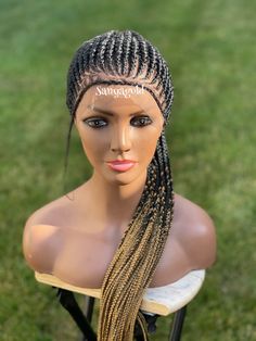 cornrow braid braided Box Braids Bob, Cornrow Wig, Braid Wig, Bob Braids, Lace Braid, Box Braid Wig, Braided Cornrow Hairstyles, Short Braids