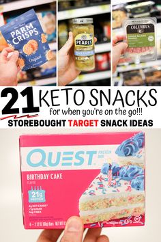 These are the 21 BEST Keto Snacks you'll find at TargetAll of these low carb storebought snacks are great for when you're on the goat workat schoolor travelingNot to mentionalmost all of these keto snack ideas have 1 CARB OR LESS Keto Prepackaged Snacks, Low Carb Packaged Snacks, Keto Snacks Easy On The Go, Keto Travel Snacks, Holistic Exercise, Keto Snacks For Work, Target Snacks, Low Carb Shopping List