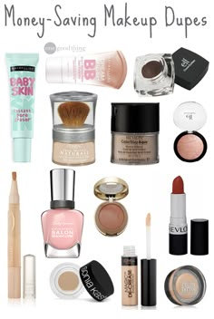 Tired of overspending on makeup? Check out this list of budget-friendly Makeup Dupes to find inexpensive alternatives to all of your favorite high-end cosmetics! No Make Up Make Up Look, Make Up Tutorials, Hair Treatments, High End Makeup, Make Up Looks, I Love Makeup, Best Budget