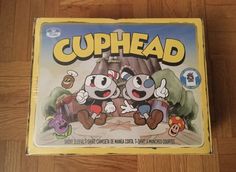 the game cuphead is sitting on a table