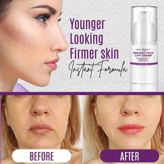 Sagging Cheeks, Instant Face Lift, Firming Cream, Face Lift, Tighten Pores, Dermatologist Recommended, Sagging Skin, Youthful Skin, Wrinkle Remover