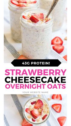 overnight oats Overnight Oats High Protein, Overnight Oats Recipe Easy, Best Overnight Oats Recipe, Oat Recipes, Protein Overnight Oats, Oat Recipes Healthy, Overnight Oats Recipe Healthy