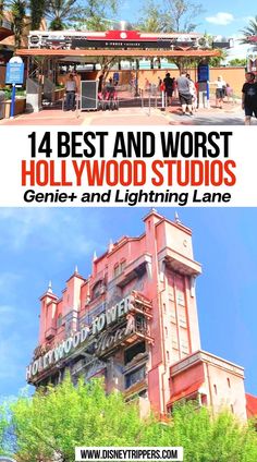 14 Best and Worst Hollywood Studios Genie+ and Lightning Lane Rides Genie Plus Disney World, Fantasmic Hollywood Studios, Disney Genie Plus, Genie Disney, Disney Fastpass, 2024 Planning, Disney Genie, Disney Universal Studios