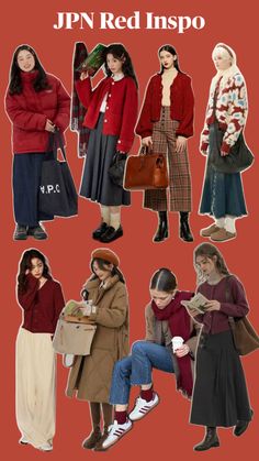 Japanese Fashion Winter, Japanese Outfits Casual, Neat Casual Outfits, Alternative Outfits, 가을 패션, Autumn Outfit, Japan Fashion, Casual Style Outfits