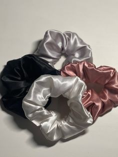 Indulge in luxury with our handmade satin scrunchies. Each piece is crafted with care, providing a gentle touch to your hair while adding a touch of elegance. Say goodbye to creases and hello to style - upgrade your hair accessory game with our premium satin scrunchies. Handmade for a personalized touch, because your hair deserves the best. Treat yourself to the perfect blend of comfort and sophistication. Luxury Scrunchies, Best Gift For Sister, Hair Tie Accessories, Improvement Books, Satin Scrunchies, Silk Scrunchies, Gift Inspo, Gift For Sister, Women Best