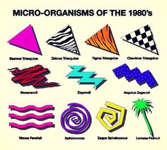 an image of the different types of micro - orgasms of the 1960s's