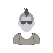 an image of a person with sunglasses on their head and hair in the shape of a man's face