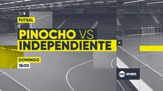 an indoor basketball court with the words pinocho vs indepiente