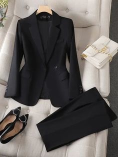 FREE SHIPPING ON ALL ORDERS OVER $50 | 100% SATISFACTION GUARANTEED Click "ADD TO CART" To Get Yours Now | Up To 60% OFF ✨ Achieve a polished yet relaxed look with the Office Wear Women’s Blazer Suit 2-Piece Set. This elegant ensemble features a tailored blazer with a refined cut and matching trousers, offering the perfect balance between professional and casual style. The blazer’s sleek design adds a sophisticated touch, making it ideal for business meetings, office wear, or even more casual oc Law Office Outfits Women, Women Pant Suit, Official Wear, Office Wear Women, Formal Office, Women Blazer, Office Outfits Women, Pantsuits For Women, Casual Rompers