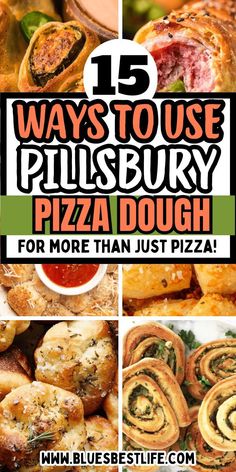 A collection of Pillsbury pizza crust recipes. Pillsbury Pizza Dough Recipes, Pillsbury Pizza Dough, Pillsbury Pizza Crust, Pizza Dough Recipes, Pillsbury Pizza, Homemade Pizza Recipe Easy, Store Bought Pizza Dough, Spicy Pizza