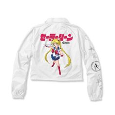 New With Tags! Sailor Moon. Official Primitive And Sailor Moon Collaboration. Screen-Printed Sailor Moon Graphics On Left Chest, Right Sleeve, And Back. Traditional Fold-Down Collar. Full Snap Closure. Ribbed Elastic Sleeve Cuff And Bottom Hem. 100% Nylon. Sailor Moon Official, M65 Jacket, Primitive Skateboarding, Sailor Moon Outfit, Coaches Jacket, Coach Jacket, Womens Fleece, White Crop, Skateboarding