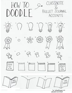 Bullet Journal Icons, How To Doodle, 심플한 그림, Bujo Doodles, Penanda Buku, Sketch Notes, Kraf Diy, Bujo Inspiration