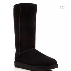 Womens Ugg Classic Tall Boots Size: 7 New, Never Worn Black Suede Purchased For $200 Womens Ugg, Urban Shoes, Ugg Classic Tall, Black Knees, Ugg Classic, Shoes Womens, Tall Boots, Womens Uggs, Ugg Shoes