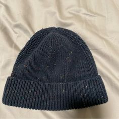 Nwot. From Old Navy. Navy Hat With Speckle Print. Ribbed Design. Size M In Toddler. Navy Casual Winter Hats, Navy Casual Beanie Hat, Blue Casual Beanie For Cold Weather, Blue Casual Winter Beanie, Casual Adjustable Blue Beanie, Casual Blue Beanie, Trendy Warm Blue Hats, Warm Blue Cap, Navy Cotton Winter Hat