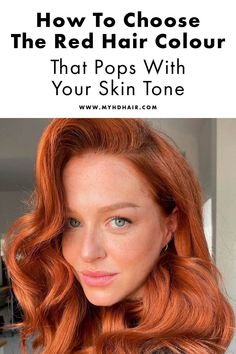 How To Choose The Red Hair Colour That Pops With Your Skin Tone Red Hair Different Skin Tones, Copper Red Hair Color Pale Skin, Pale Skin And Red Hair, Orange Hair Fair Skin, Red Hair For Pink Skin Tones, Fox Red Hair Color, Copper Hair For Fair Skin, Red Shades Hair Color, Copper Hair For Pale Skin