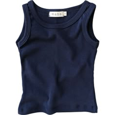 Shop Tops, Baggy Pants, Midnight Navy, Cotton Tank Top, A White Background, Victoria Beckham