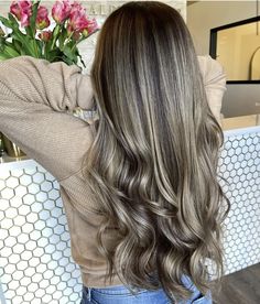 Money Pice Blond Hair, Hair Dye Ideas For Light Skin, Bright Highlights On Dark Hair, Full Head Of Highlights On Dark Hair, Ashy Brunette Highlights, Root Touch Up Blonde Highlights, Platinum Highlights On Brown Hair, Highlights With Dimension, Full Foil Highlights Dark Hair