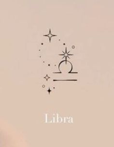 an image of libra written on the side of a woman's face with stars in the background