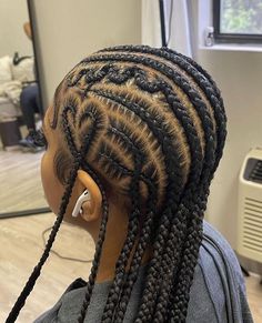 Box Braids Hairstyles For Black Women, Cute Braided Hairstyles, Braided Cornrow Hairstyles, Cute Box Braids Hairstyles, Quick Braided Hairstyles, Protective Hairstyles Braids, Feed In Braid, Pretty Braided Hairstyles