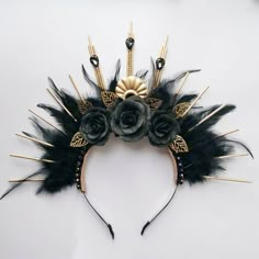 Fantasy Headpieces, Sparkly Halloween, Creative Halloween Costumes Diy, Gothic Crown, Sochi Russia