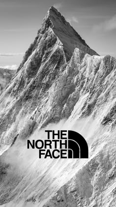 The North Face mountain monochrome Off White Logo Wallpaper, North Face Poster, The North Face Wallpaper, North Face Wallpaper, The Nord Face, North Face Aesthetic, Winter Wallpaper Hd, Winter Wallpapers, Supreme Iphone Wallpaper