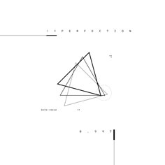 an image of a triangle that is in the middle of a drawing with lines on it