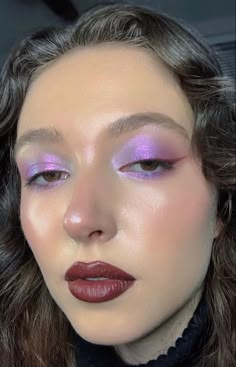 Tan Makeup Look, Dreamy Makeup Look, Pop Of Color Makeup, Hippie Grunge, Beautiful Eye Makeup