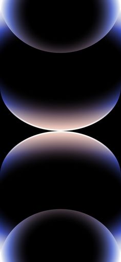 an abstract background with blue and white circles in the center, on a black background