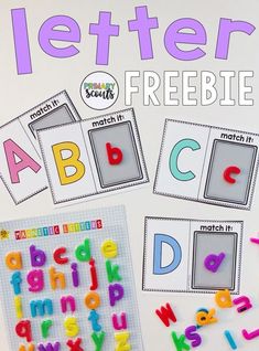 the letters and numbers are made up of magnets to help children learn how to spell