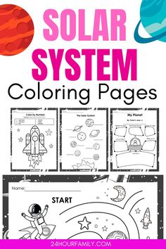 space coloring pages for kids, outer space worksheets for kids, space activities for homeschoolers, printable space worksheets, space week for preschoolers, space theme for preschool, space crafts for prek, printable space activities Preschool Space Crafts, Outer Space Worksheets, Crafts For Prek, Space Worksheets For Kids, Space Color By Number, Activities For Homeschoolers, Solar System Coloring Pages