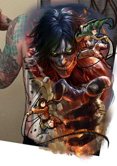 Back Pieces, Attack On Titan, Art