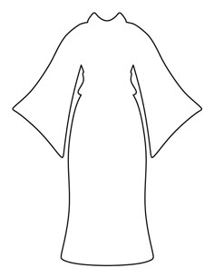 the front and back view of a women's dress