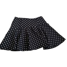 Nwt Mini Zara Polka Dot Black N White Skirtm Medium Has Beautiful Pleading On The Top Right Side Zipper C#511 Mean Girls Costume, Black Polka Dot Skirt, Zara Skirts, Polka Dot Skirt, Dot Skirt, Black N White, Black Polka Dot, Mean Girls, Girl Costumes