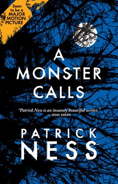 a monster calls by patrick nesss is shown in the cover of a new book