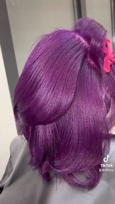 Violet Hair On Black Women, Purple Hair Natural Black Women, Deep Purple Hair On Black Women, Magenta Hair Black Women, Purple Hair Color Ideas For Black Women, Violet Hair Black Women, Purple Dyed Hair Black Women, Purple Natural Hair Black Women, Magenta Hair Color On Black Women