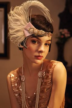 Shop 1920s Headpieces - Assorted Gems Headband | BABEYOND 1920s Hair Accessories, Great Gatsby Headpiece, Gatsby Headpiece, Flapper Headpiece, Gatsby Headband, 1920s Headpiece