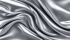 an abstract silver background with wavy lines