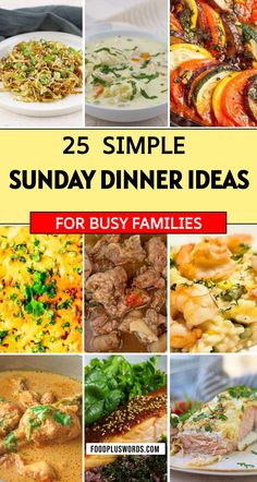 Are you searching for delicious dinner ideas to make your Sunday evenings scrumptious? Delve into the world of casseroles and rice dishes for a perfect weekend finale. Craving some comforting Southern soul food? Learn how to whip up tasty dishes quickly. These family-friendly recipes are easy, affordable, and sure to please everyone. Spend a cozy Sunday evening savoring light and simple-to-make meals that will surely delight your taste buds! Enjoy a relaxing meal with these soulful Sunday dinner Simple Sunday Dinner, Hot Day Dinners, Dutch Oven Roast Chicken, Sunday Night Dinner, Cooking Recipes For Dinner, Sunday Dinner Recipes, Southern Recipes Soul Food, Easy Chicken Breast