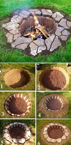 how to build an outdoor fire pit