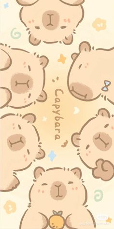 four brown teddy bears with the words congratulations written on their faces in cursive writing